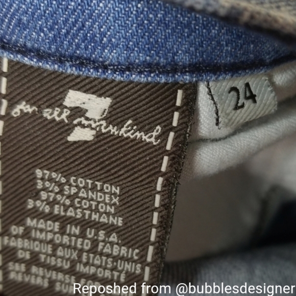 7 for all mankind skinny jeans - Picture 5 of 5